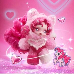 POP MART SKULLPANDA × My Little Pony Series Plush - (Pinkie Pie)- preorder